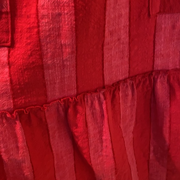 Anthropologie Maeve Tonal Striped Midi Dress XS - Picture 3 of 4